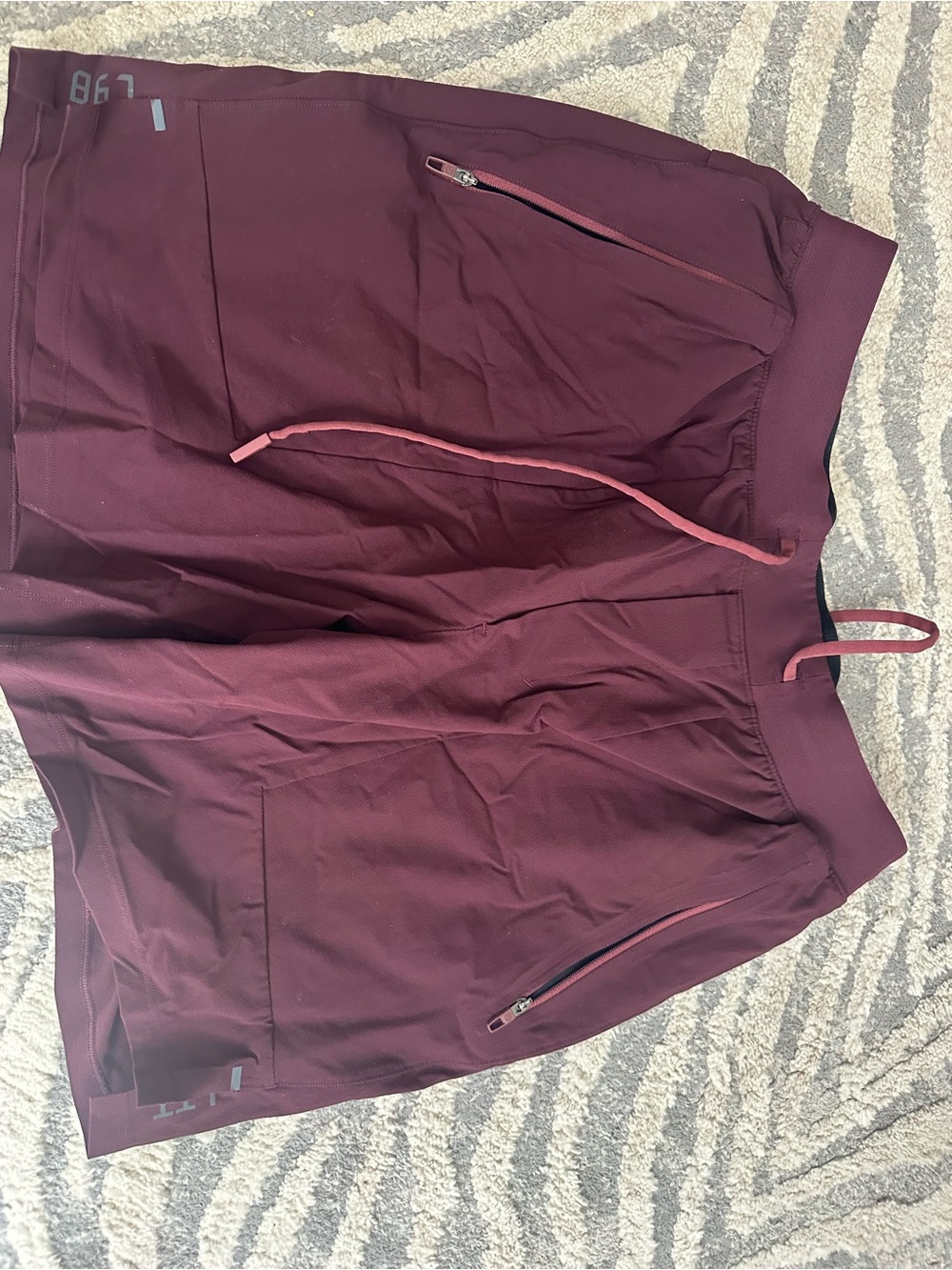 lululemon athletica Men's Burgundy Active Shorts